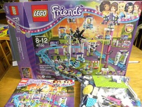 LEGO Friends 41130 Amusement Park Roller Coaster Verified Complete w Manuals/Box