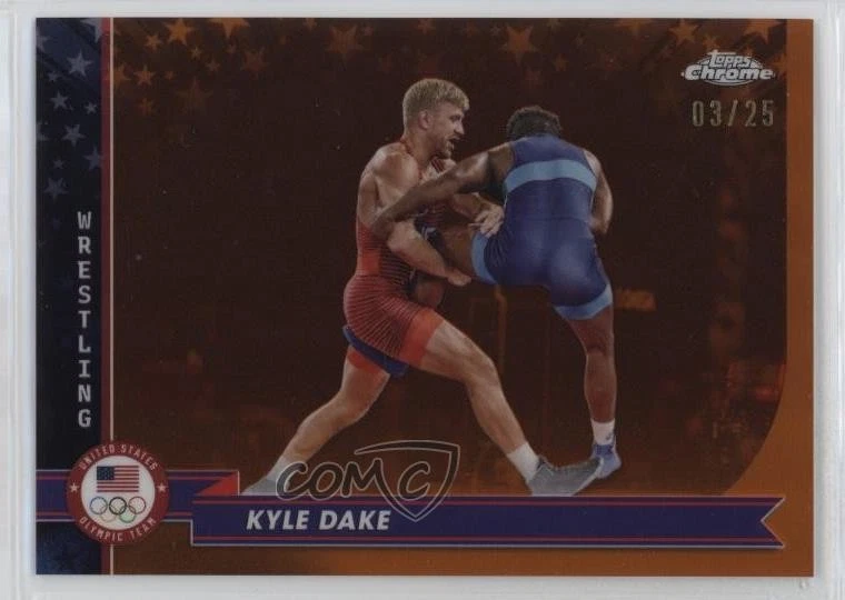 2024 Topps Chrome US Olympic & Paralympic Team and Hopefuls /25 Kyle Dake #182 - Image 1 of 2
