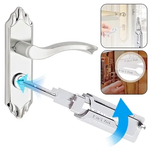 Stainless Steel Key Decoder O-Ring Pickup Kit Precision Hook & Pick Set Lock Dec - Picture 1 of 7