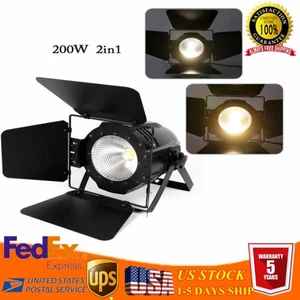 200W LED Stage Par Light COB 2in1 Portable Spot Light DJ Lighting PAR64 DMX512 - Picture 1 of 12