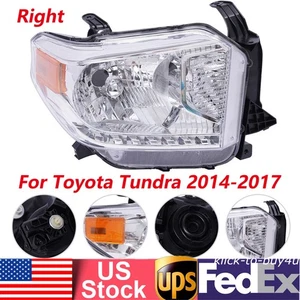For 2014-2017 Toyota Tundra SR SR5 Pickup Front Passenger Right Side Headlight - Picture 1 of 13