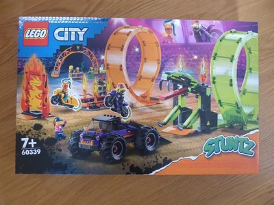 LEGO City: Double Loop Stunt Arena 60339 - BNISB - NEW Factory Sealed Box - Image 1 of 4