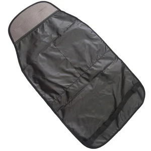 Protectores de respaldo de asiento de coche Fundas de asiento Organizador de asiento trasero Protector contra patadas (Negro) - Imagen 1 de 11