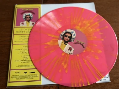 Elton John Honky Château Vinyl Pink & Yellow Splatter  - Brand New Unplayed - Image 1 of 2