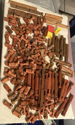 Lote de troncos de madera mixta Lincoln • Varias longitudes y estilos • Piezas de repuesto Foto 1 de 4