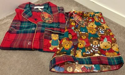 Nuevo con etiquetas Peter Alexander Navidad Tartán Oso Conjunto de Verano - TALLA L Para Mujer’s Foto 1 de 2