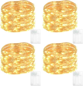 Lichterkette Batterie,Led Lichterkette,4 Stück 5M 50er Micro LED - Bild 1 von 7