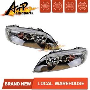 Set Pair For Mazda 6 GG/GY 08/2005-01/2008 LH+RH Head Light Front Lamp Black - Picture 1 of 9