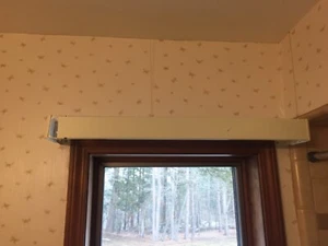 Wide Pocket 2 1/2" Conventional Curtain draper Valance Rod adjustable 27"-51" - Picture 1 of 6