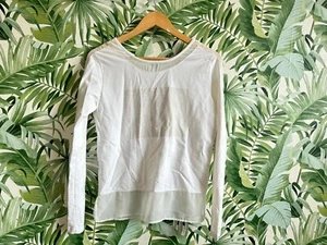Miss Captain white top with contrasting trim size S - Picture 1 of 10