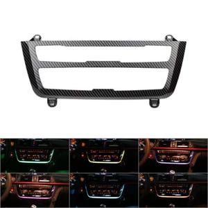 Illuminated LED AC/radio Trim Retrofit Fit For BMW F30 F3X 3 4 M3 M4 Lamp Carbon - Foto 1 di 4