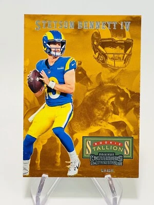 STETSON BENNETT IV 2023 Panini Contenders RC Rookie Stallions INSERT #4 Rams - Image 1 of 2