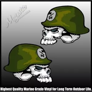 METAL MULISHA SKULL - DECAL - 150mm X 120mm X 2 - DECALS - Bild 1 von 1