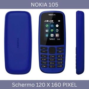 Nokia 105 Blu Dual SIM – Display 1.77” | Semplice, Resistente e Affidabile - Foto 1 di 3