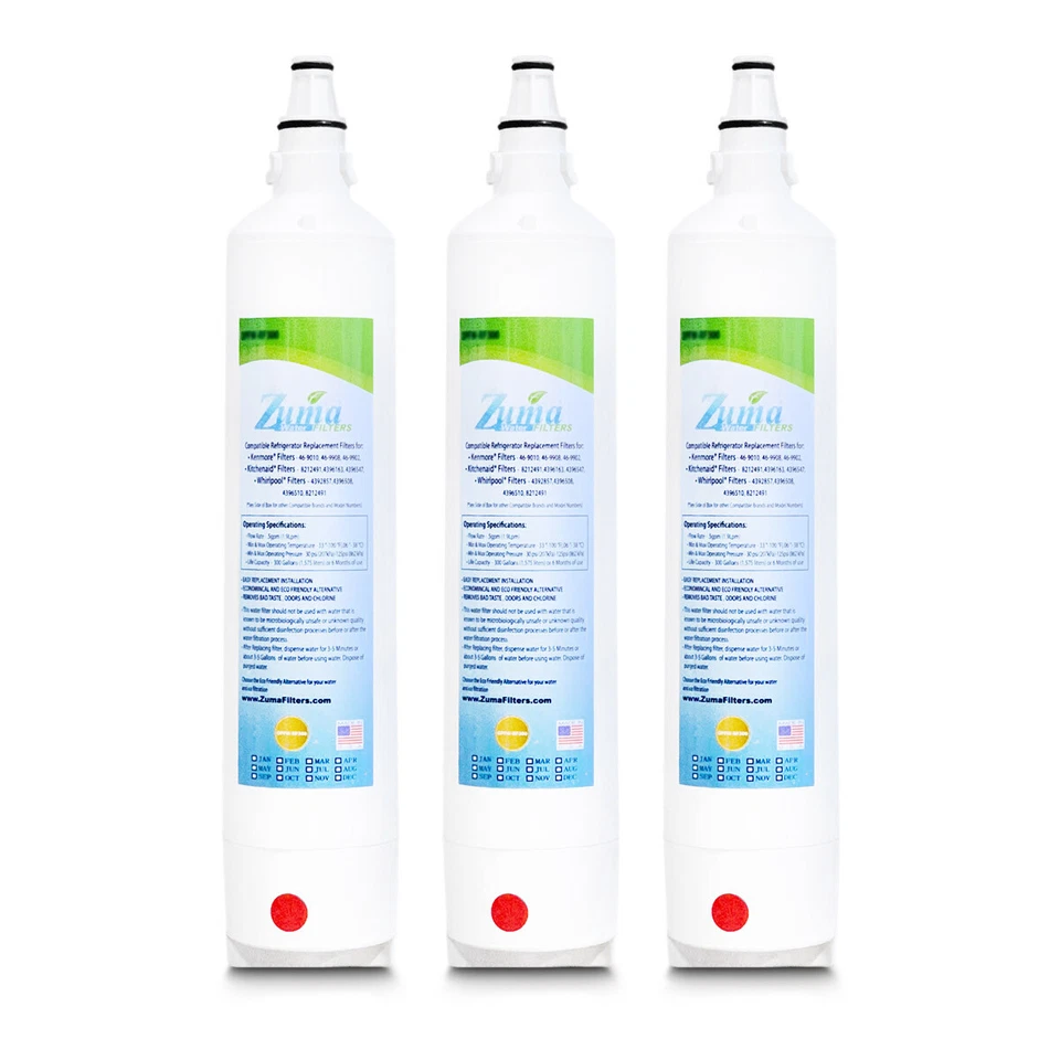 3-Zuma Filters�Brand Water Filters FITS with Subzero 4290510 MADE IN THE USA - Image 1 of 1
