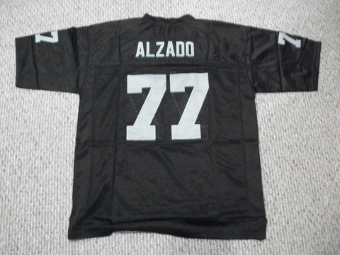 LYLE ALZADO Unsigned Custom LA Black Sewn New Football Jersey Sizes S-3XL Cover