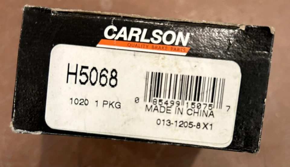 Kit de parafusos pinça de freio a disco traseiro, dianteiro Carlson H5068 - Imagem 1 de 4