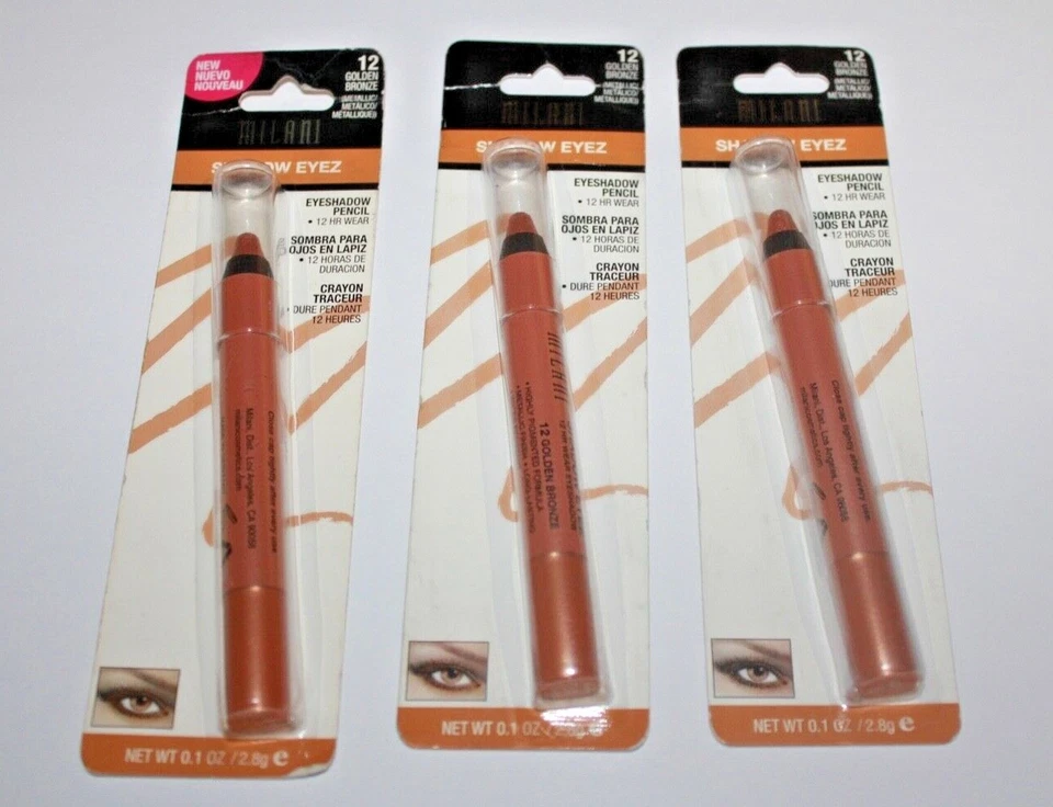 Milani Shadow Eyez Eyeshadow Pencil Metallic Golden Bronze 12