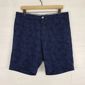 Men's Peter Millar Golf Salem Frondescence Performance Floral Shorts Size 33 - Picture 1 of 9