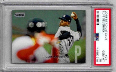 2018 Stadium Club Luis Severino PSA 10 - Image 1 of 2