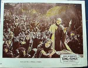 CECIL B. DeMILLE:DIR: (KING OF KINGS) ORIG,VINTAGE 1927 MOVIE LOBBY CARD (WOW)