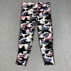 Under Armour Fitted Leggings Youth Medium Ankle Crop Multicolor Camouflage New - Picture 1 of 13