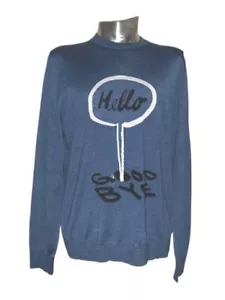 Paul Smith + Christoph Niemann Hello Goodbye Pull Col Rond “ L” Neuf - Picture 1 of 5