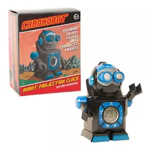 Reloj despertador robot eléctrico retro ChronoBot juguete regalo relleno de medias regalo - Imagen 1 de 2