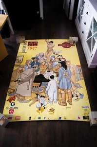 ANGOULEME COMICS ✯ FESTIVAL 1996 Original Exhibition Poster Rolled French Grande - Picture 1 of 8