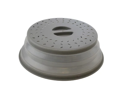 Collapsible Microwave Food Cover Splatter Guard & Veggie Colander – Vented Lid - Image 1 of 4