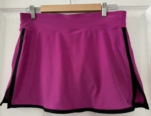 Nike Fit DRY Women's Skort Golf Tennis Hot Pink Black Trim Skirt Size S Logo - Picture 1 of 16