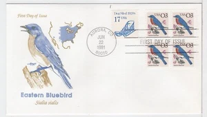 TurtlesTradingPost- Bluebird 1991 #2478 FDC - Artmaster Cachet - Picture 1 of 2