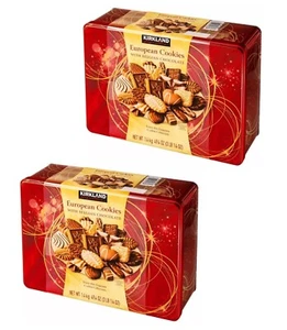 2-PACK Kirkland European Cookies Belgian Chocolate Assortment Biscuit 49.4 Oz Ea - Picture 1 of 7