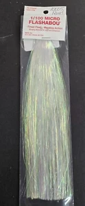 1/100 Micro Flashabou #10005 " Pearl " FLY TYING FLASH - Foto 1 di 2