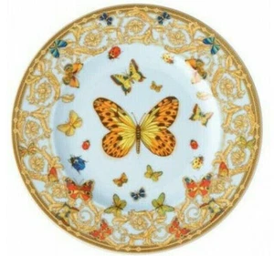 VERSACE BY ROSENTHAL BUTTERFLY GARDEN BREAD&BUTTER PLATE #409609-10218 BRAND NIB - Picture 1 of 2