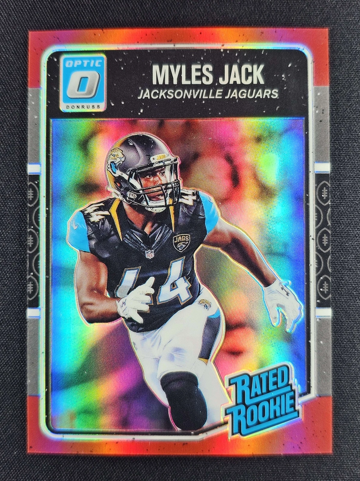Myles Jack 2016 Donruss Optic Red Prizm /99 RC ROOKIE #187 JAGUARS