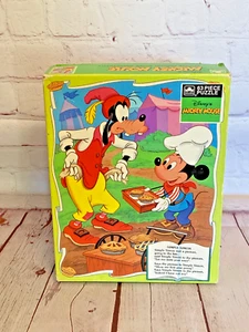 Disney's Mickey Mouse "Simple Simon" 63 Piece Nursery Rhyme Jigsaw Puzzle Golden - Picture 1 of 11