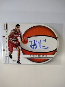 🏀#d 99 RC Auto 2015 National Treasures Multi Sport Tyler Harvey Die Cut Rookie