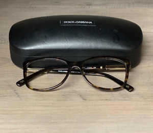 DOLCE & GABBANA DG 3107 502 Havana/Gold Authentic Eyeglasses Frames 52-15-135