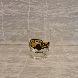 1 Schnapsglas mit BMW Auto Motiv Ruhrglas 50er 60er Jahre😀 - Bild 1 von 1