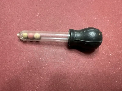 Probador de flotador fluido de radiador de vidrio antiguo vintage Foto 1 de 4