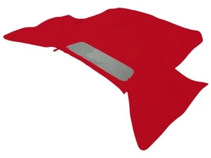 Fits: Ferrari F355 1995-99 Soft Top & Window Haartz Logo Red Stayfast Canvas - Picture 1 of 4