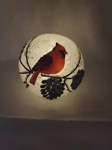Globo de Navidad Cardenal en Rama Globo Iluminado Invierno Vacaciones Otoño Decoración 6” - Imagen 1 de 7
