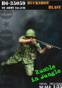 BRAVO *6 35059 VIETNAM WAR 1968 U.S. ARMY INFANTRY (10) BUCKSHOT BLAST 1:35 - Picture 1 of 3