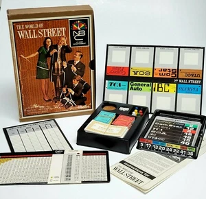 The WORLD of WALL STREET Hasbro 4000 Vtg Board Game Bookshelf NBC 1969 Complete - Picture 1 of 11