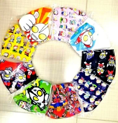 HANDMADE toon super hero Adult Teen Ultraman monster FACE COVER MASK WASHABLE - Image 1 of 4