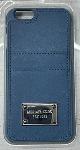 MICHAEL KORS iphone 6 Sky Blue Snap On Case NEW Phone Pockets - Photo 1 sur 2