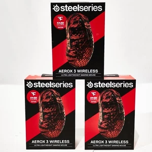 SteelSeries Aerox 3 Super Light Honeycomb Wireless RGB Optical Gaming Mouse _new - Picture 1 of 4