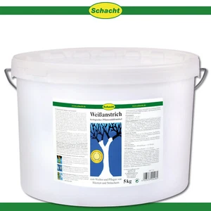 Schacht 5 kg Weißanstrich für Obstbäume Rinde Frostschutz Pflege Winter Abwehr - Bild 1 von 1