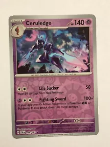 Pokemon Card Paldea Evolved Reverse Holographic Ceruledge 098/193 Near Mint - Picture 1 of 2